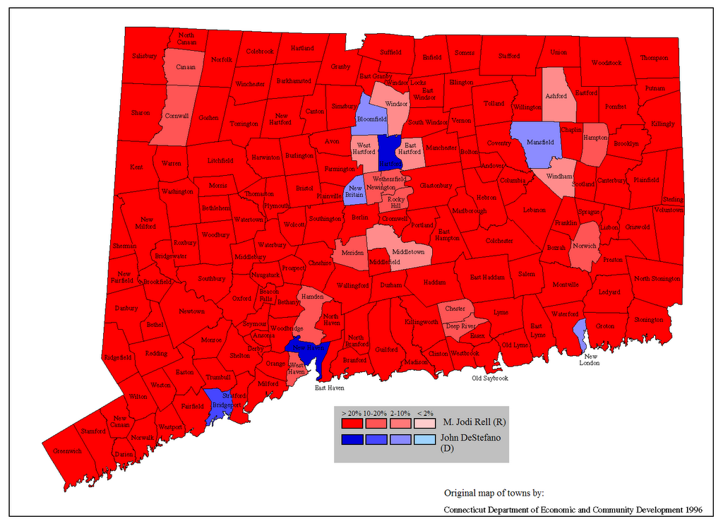 Connecticut Local Politics Connecticut Political Maps